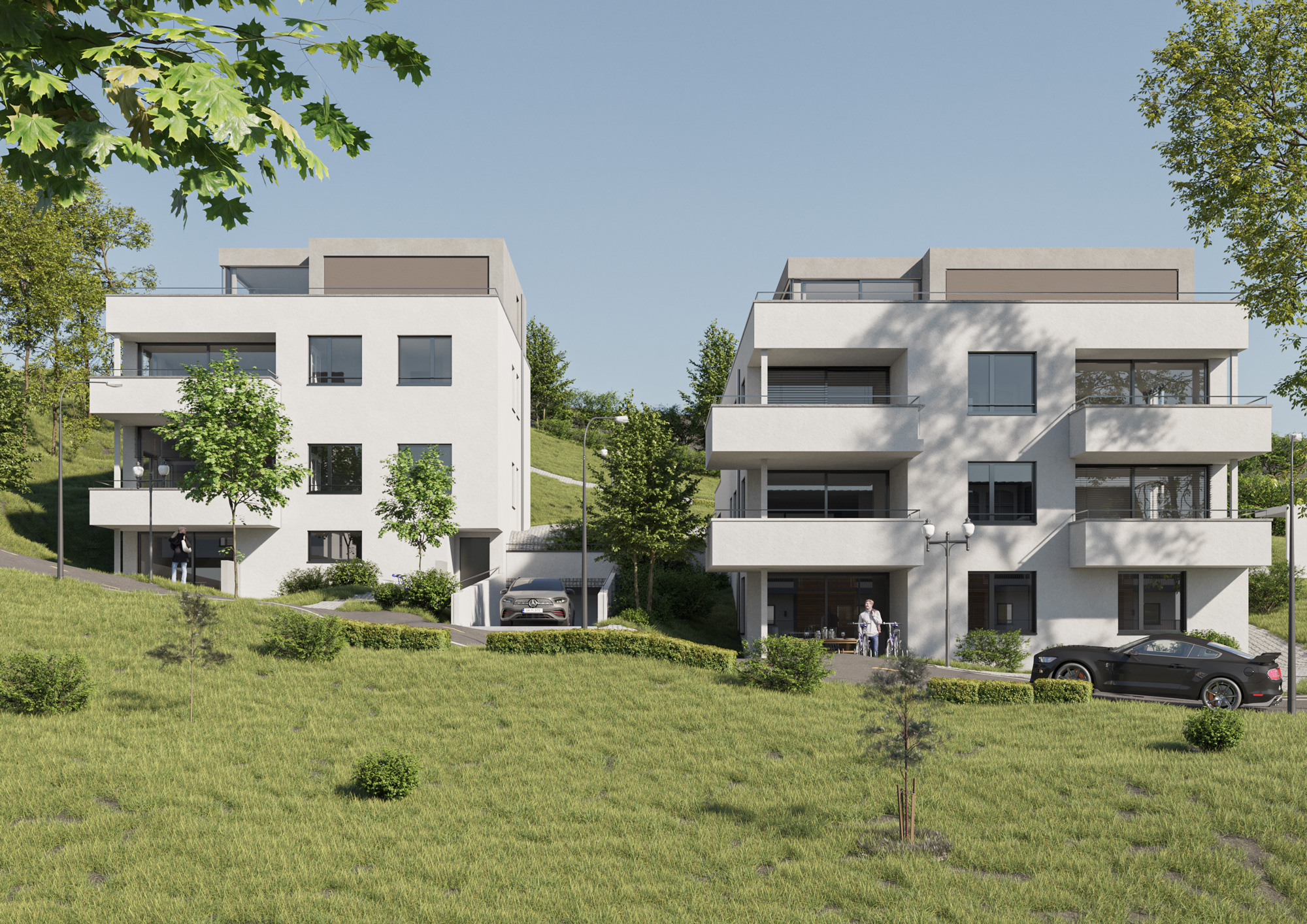 Exterior Architectural Visualization in Swiss